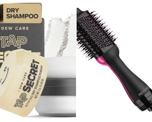 Budget Friendly Hair Products + Styling Items for Healthy Hair cover photo collage