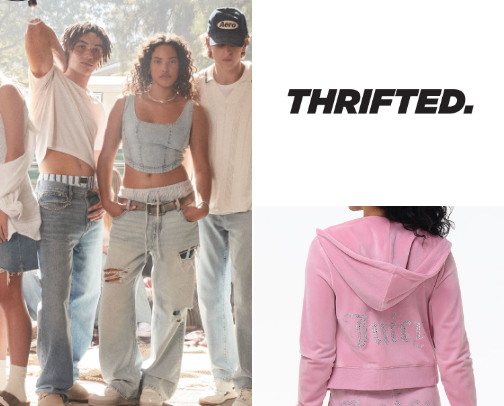 Y2K clothing and more clothes cover photo collage