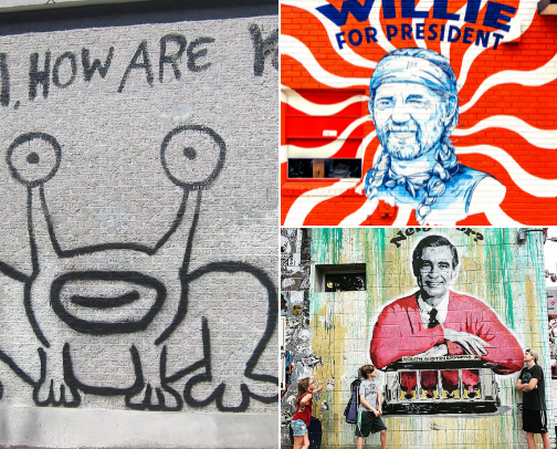 austin murals cover photo collage