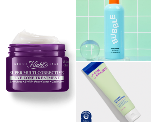 SKINCARE for flawless skin cover photo collage