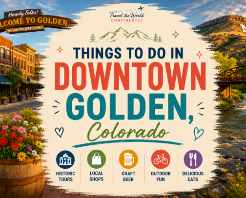 ⛰️ Things To Do In Downtown Golden, Colorado ⛰️ cover photo collage