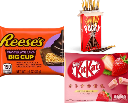 Snack corner 🍬🧁🍿🍫 cover photo collage