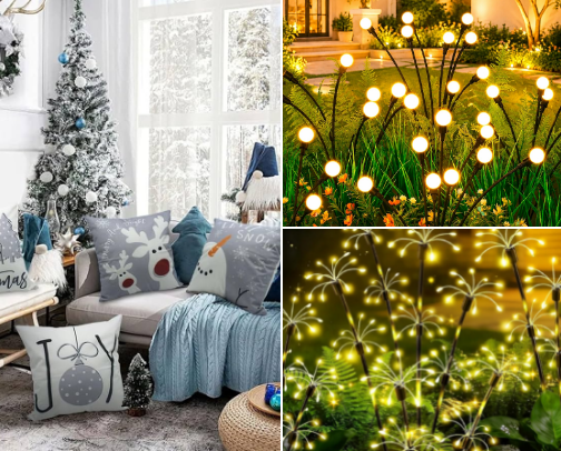 Essential Christmas Decorations for a Warm & Festive Home 🎄⛄🧑‍🎄 cover photo collage