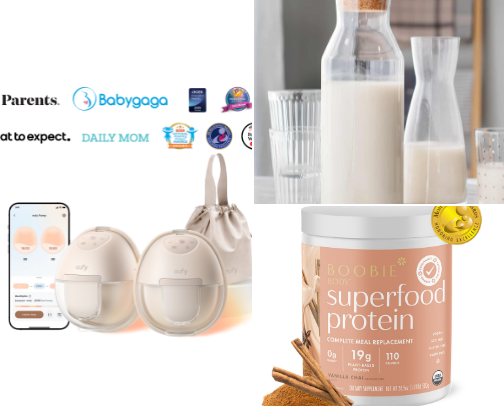 Breastfeeding / Pumping cover photo collage