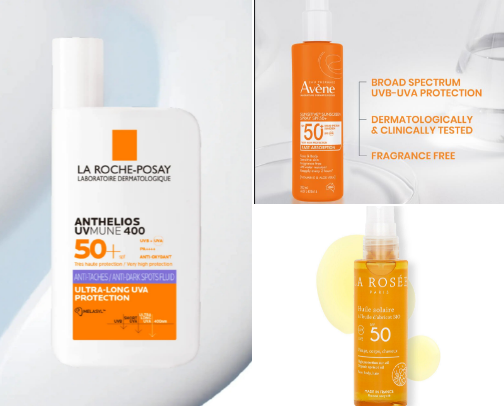 Voila des solaires que tu vas vouloir re-appliquer juste pour le glow qu’ils laissent☀️ cover photo collage