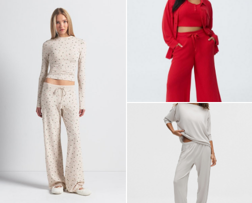Perfect loungewear for relaxation and plenty of snuggles cover photo collage