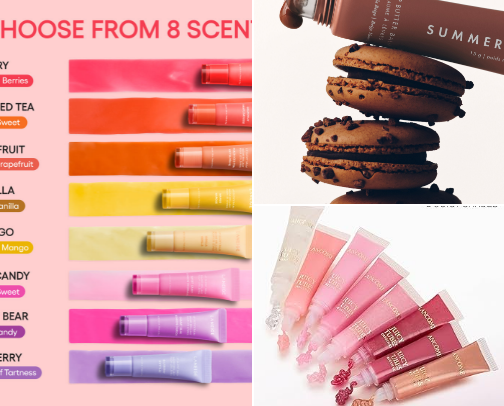Girls love glossy lips 💋 cover photo collage