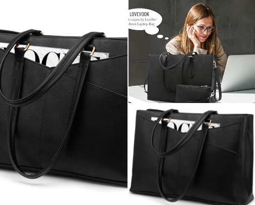 Top 10 Business Shoulder Bags for Women on Amazon cover photo collage