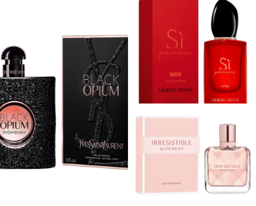 Best perfumes for male and female cover photo collage