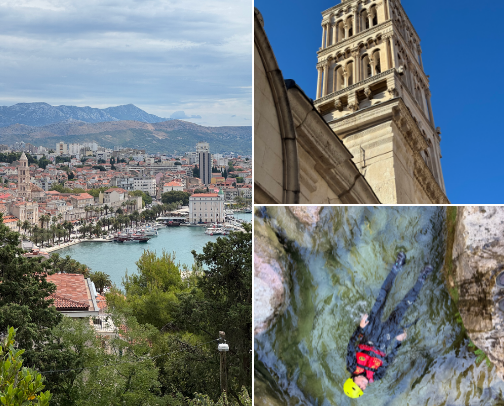 Roman Complex Turned Croatian City: Split Guide cover photo collage