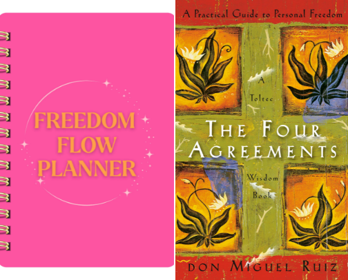 Books & Planners to become your best version cover photo collage
