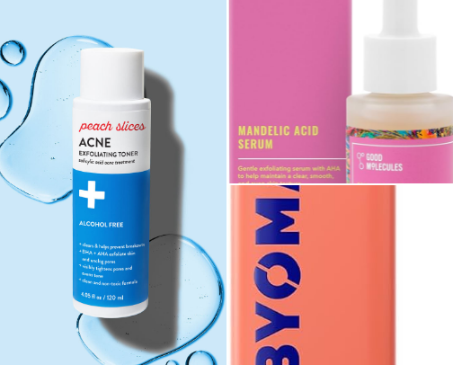 Life changing skin care products. cover photo collage