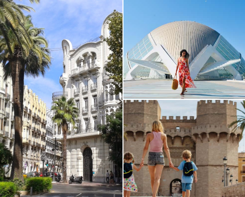 Aesthetic places for picture taking in Valencia 📸 cover photo collage