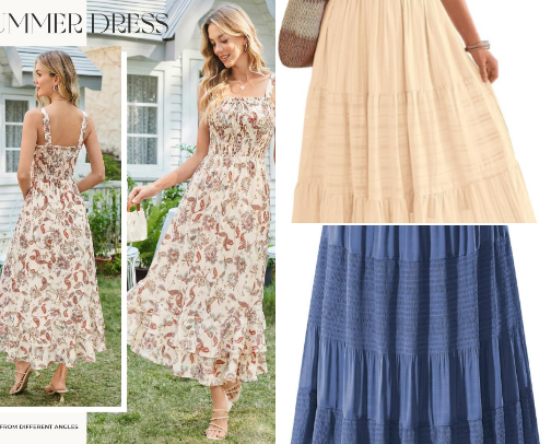 Summer Dresses & Outfits cover photo collage