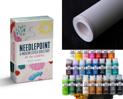 Beginner Needlepoint Essentials On A Budget🪡 cover photo collage
