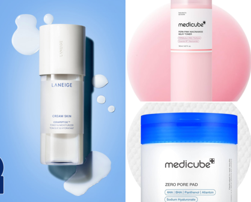 ✨ K-Beauty Must-Haves for the Ultimate Glass Skin Glow ✨ cover photo collage
