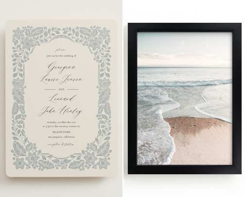 Minted Weddings and More cover photo collage