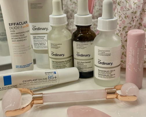 Skincare Products🎀 cover photo collage