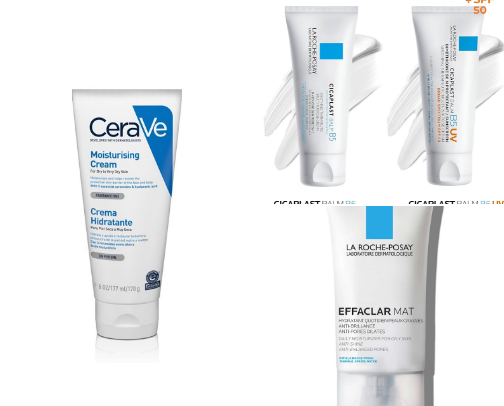 The best skin care products cover photo collage