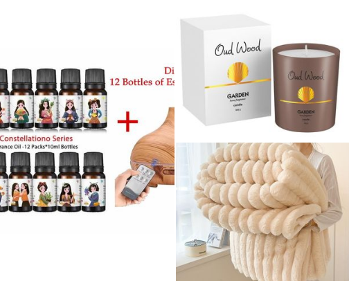 Home vibes essentials cover photo collage