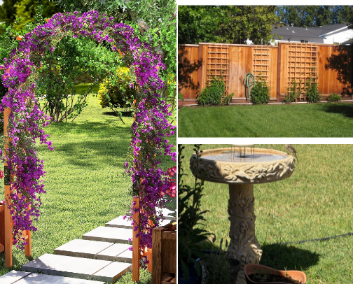 Garden Whimsy🦋🪴⛲️🌻🪻🐝✨ cover photo collage