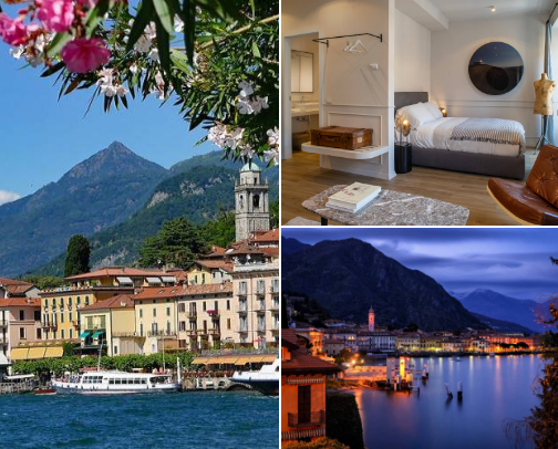 Lake Como, Italy cover photo collage