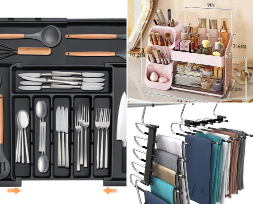 Amazon home organization cover photo collage