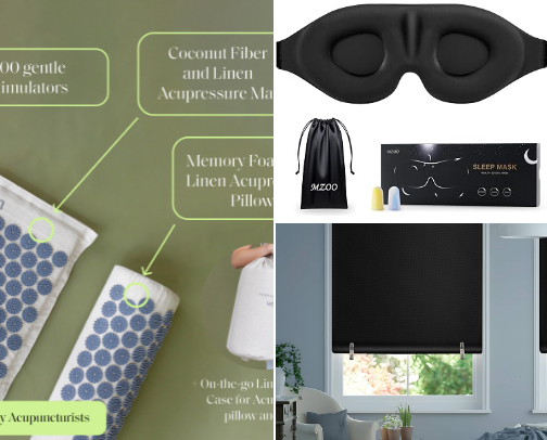 Sleep Essentials That Actually Help cover photo collage