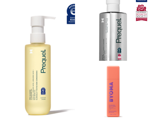 Affordable Acne Safe Skincare Routine cover photo collage