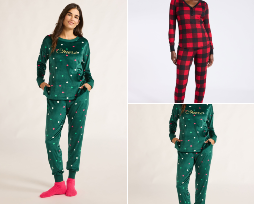 Women's 3-Piece Pajama Sets cover photo collage