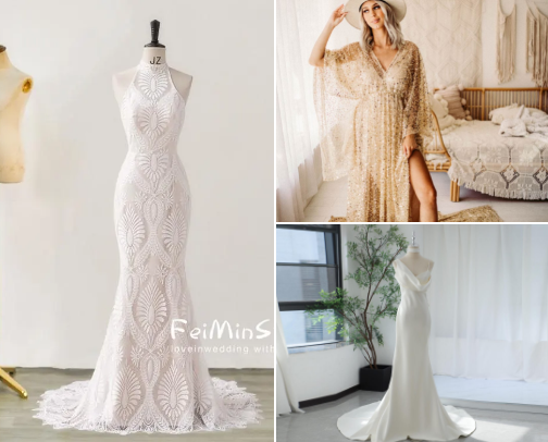 Wedding Dresses Under $500 cover photo collage