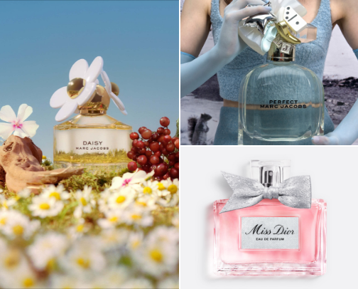 Fragrance cover photo collage