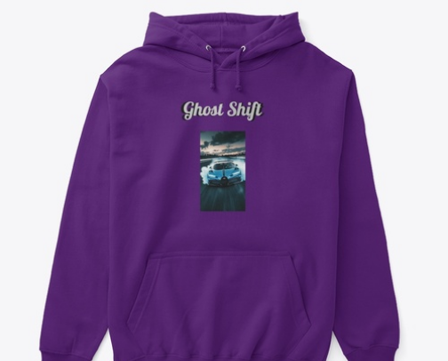 ghost shift printed t-shirt cover photo collage