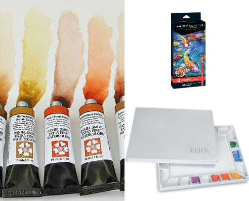 Art Supplies I love cover photo collage