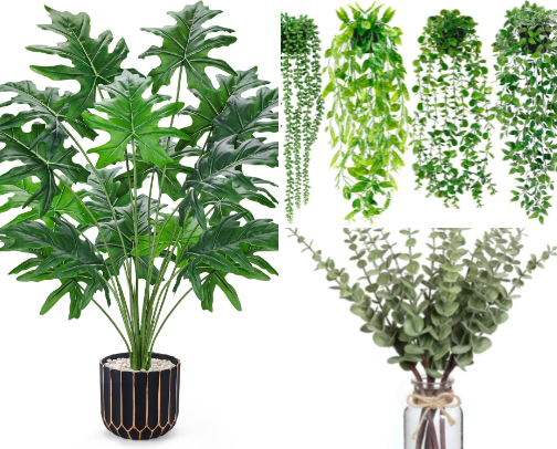 Faux House Plants cover photo collage