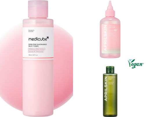 Barrier-Boosting & Hydration Toners cover photo collage