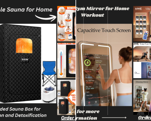 Vibrant Living: Your Daily Health & Lifestyle Blueprint cover photo collage