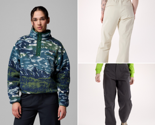 The perfect hiking gear cover photo collage