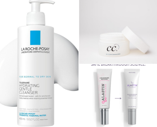 Skincare Routine for Busy Moms cover photo collage