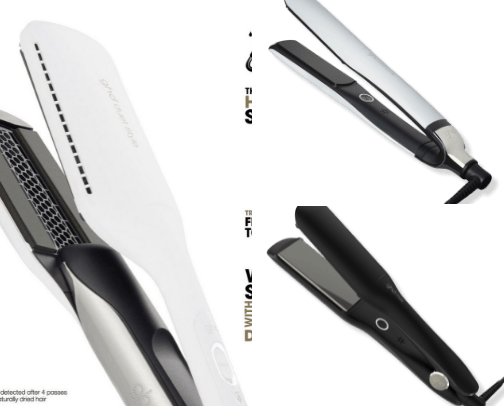 GHD flat irons favorites cover photo collage