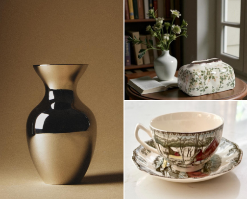 Decor items that serve zero purpose but mentally support me ✨ cover photo collage