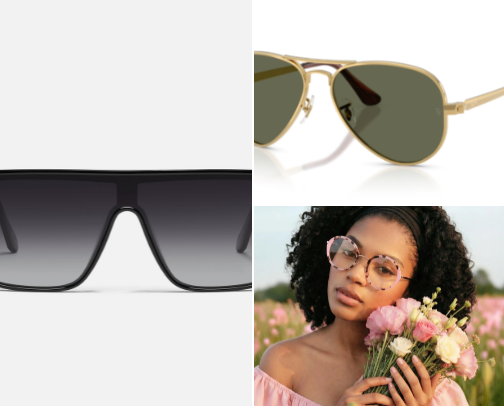 Sunglasses & readers cover photo collage