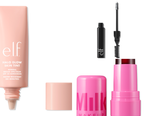 "Bare face/Minimal makeup look" MUST HAVES cover photo collage