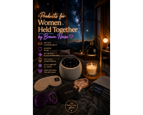 Women Held Together by Brown Noise ✨ cover photo collage