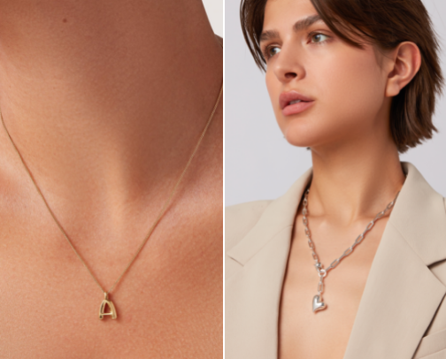 Necklaces ( Gold & Silver ) ✨ cover photo collage