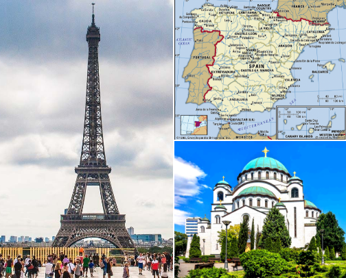 Travel holidays cover photo collage