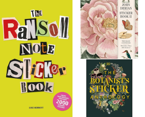 AMAZON STICKER BOOKS based on what you like cover photo collage