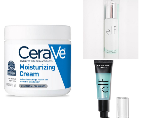 Skin care cover photo collage