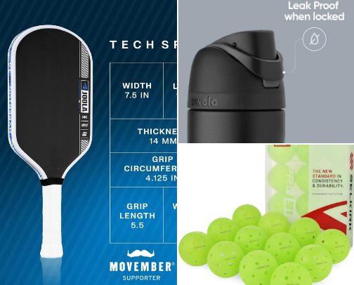 Pickleball Gear I Swear By — From Paddles to Recovery cover photo collage