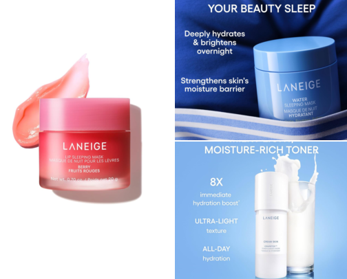 Laneige cover photo collage